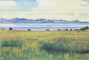 Il lago di Ginevra da St Prex